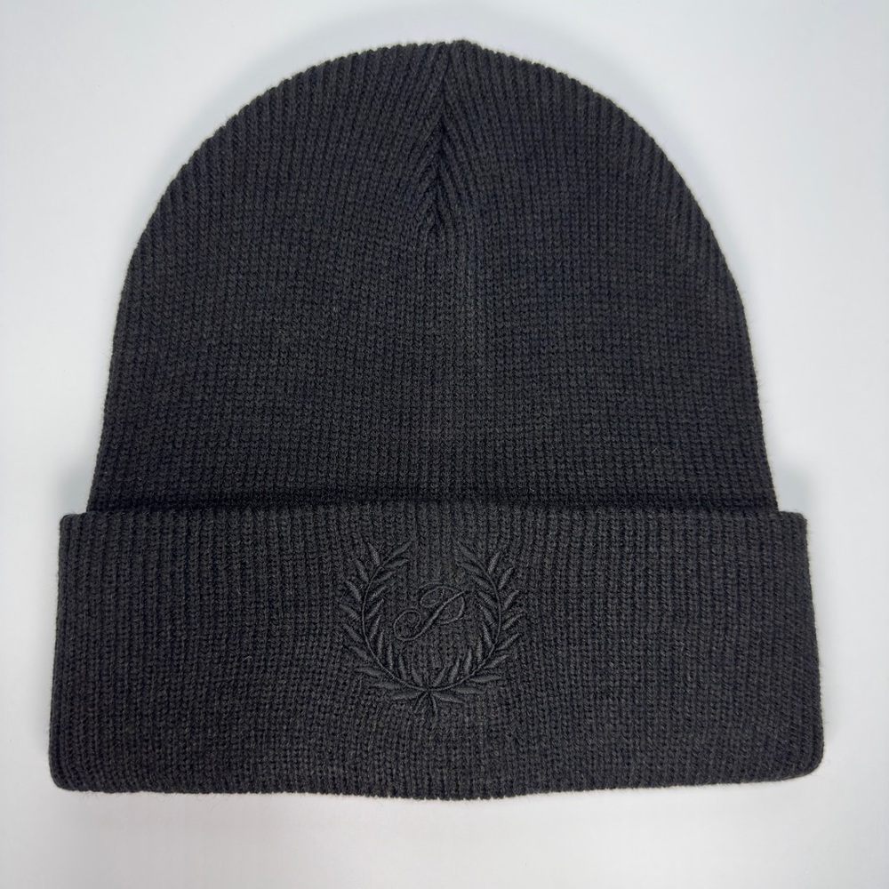 PINK Victoria's Secret Black Knit Beanie